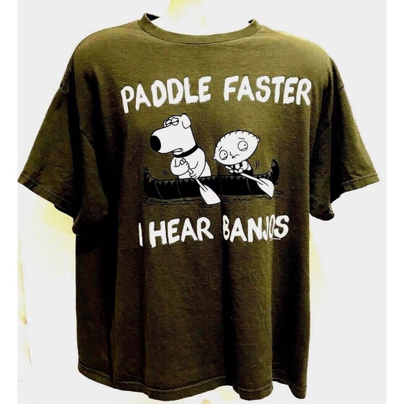 Other - Family Guy SS Graphic T-Shirt Large Army Green